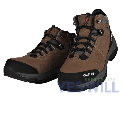캠프라인 CP G100 BR 고어텍스 안전화 작업화 방수 경량 신발 고어텍스 6인치 CPG100